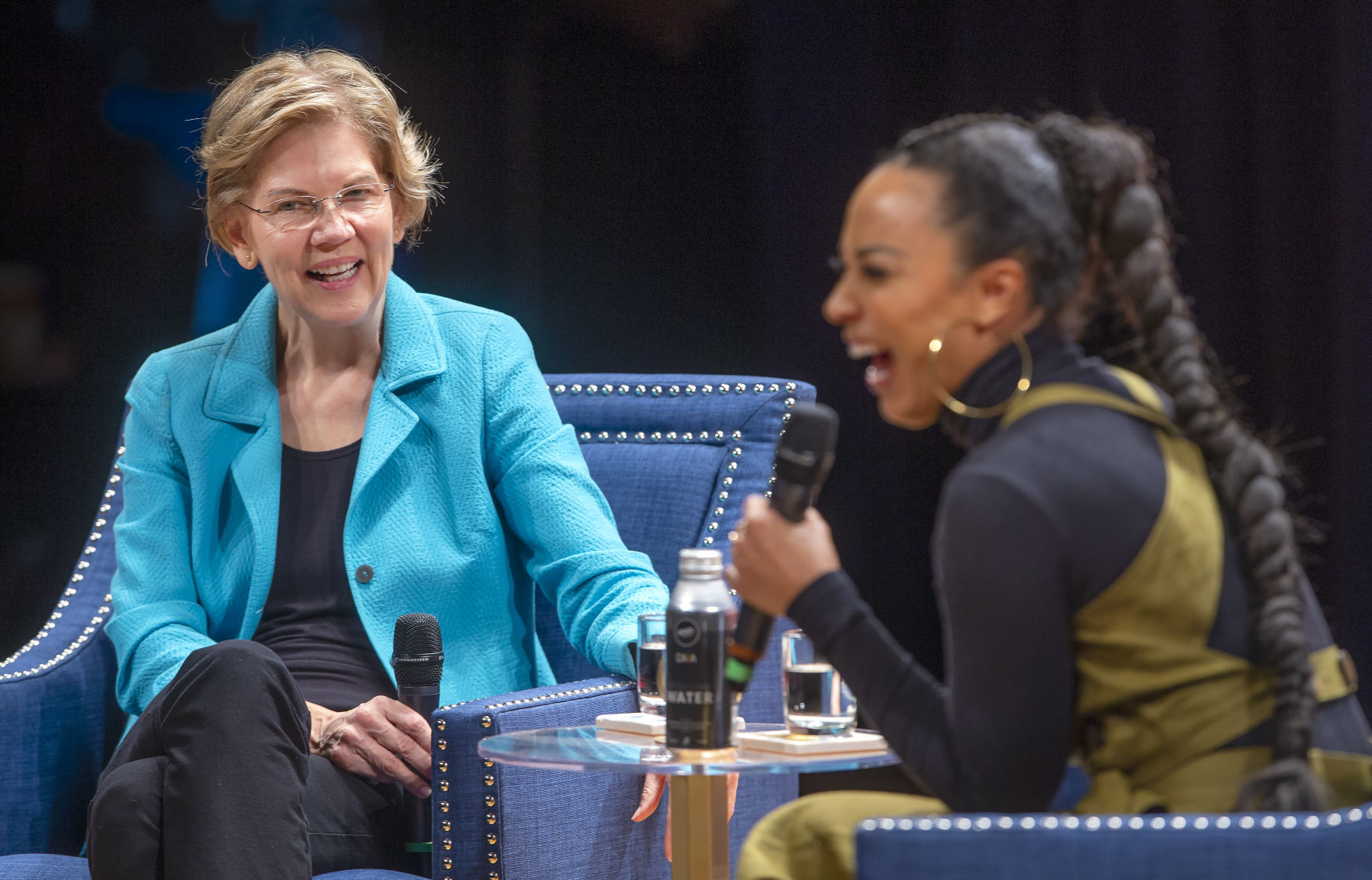 Democratic candidate Elizabeth Warren at NC A&T